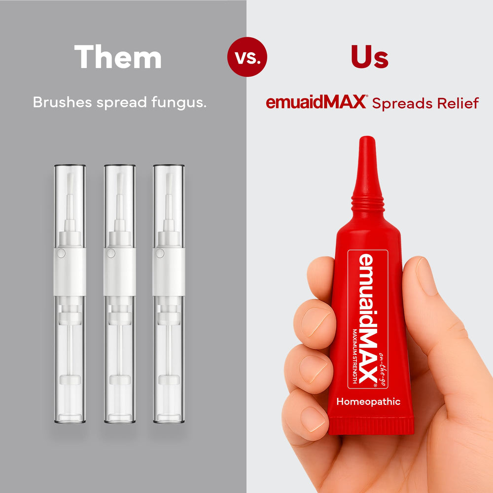 EMUAIDMAX daily-use routine visual encouraging simple, gentle care.