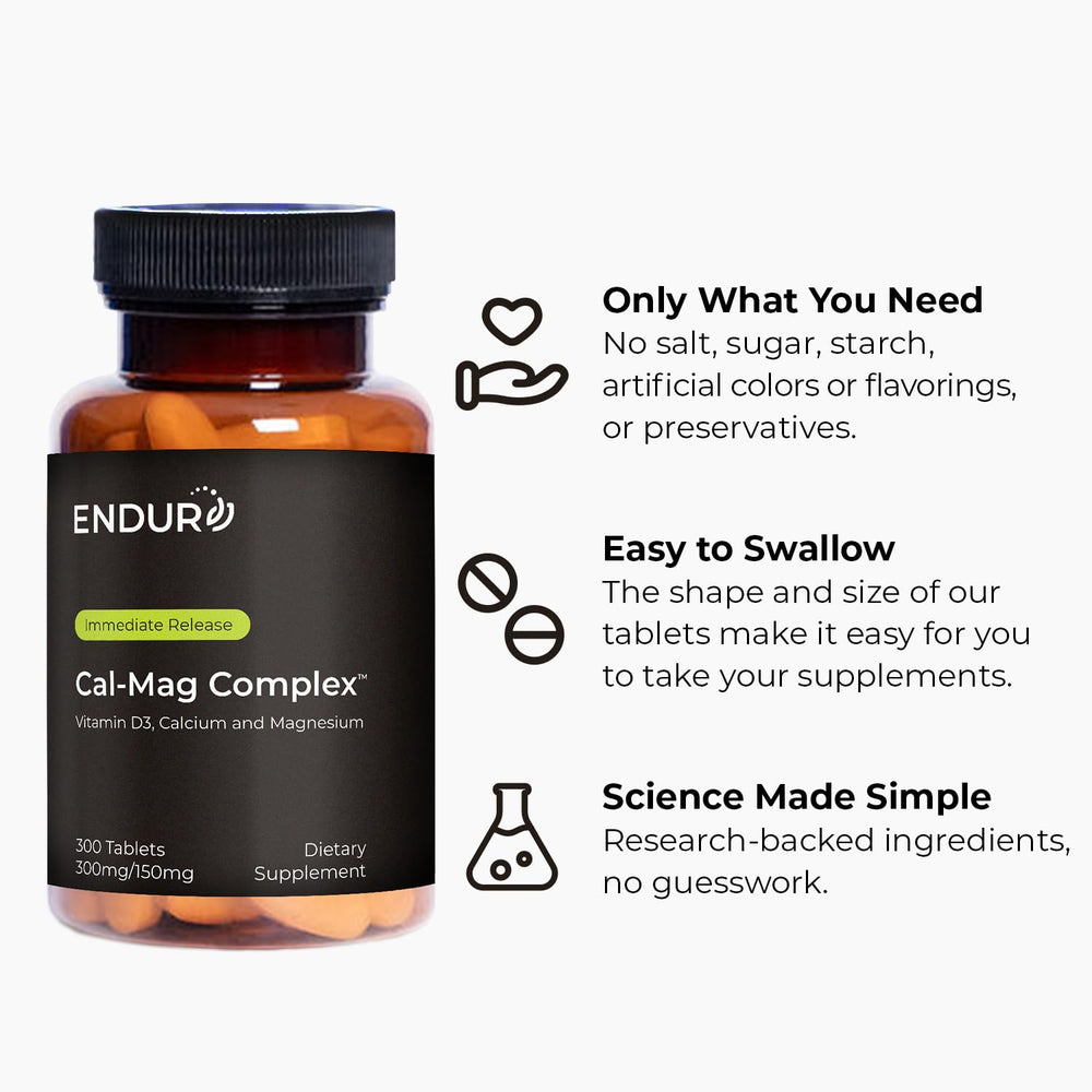 Endur Cal-Mag Complex bottle on kitchen counter in use.