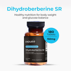 Endur Dihydroberberine SR tablets arranged for metabolic support