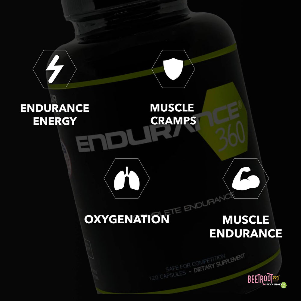 Endurance 360 Complete lab quality badge signals strict manufacturing.