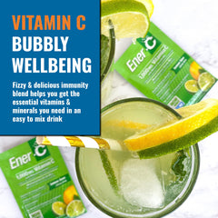 Ener-C energy-boost packet with B12 and folate supports active day.