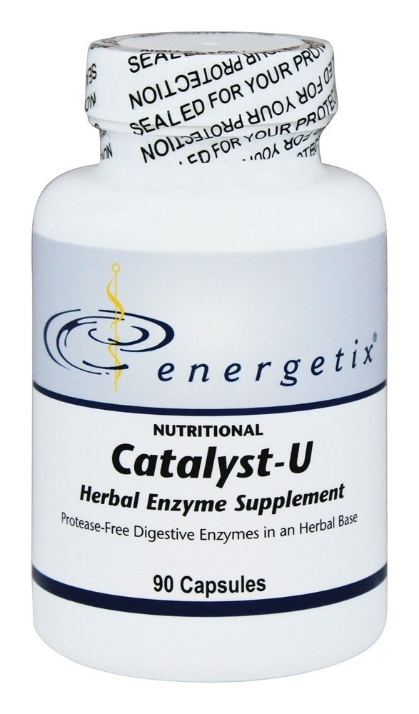Energetix Catalyst U bottle with 90 capsules for easy daily use.