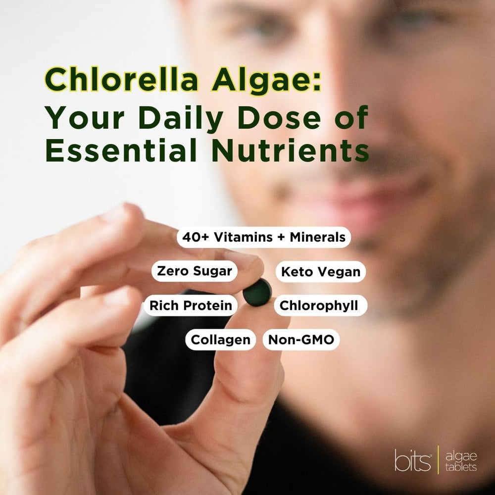 ENERGYBITS RECOVERYbits chlorella greens indicate natural detox potential.