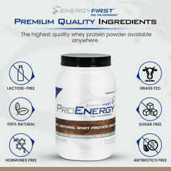 EnergyFirst gluten-free and non-GMO label highlighting dietary compatibility.