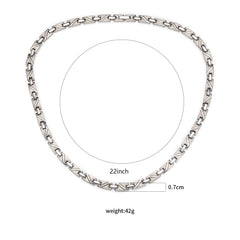EnerMagiX necklace back panel with magnets, germanium powder and infrared tech detail.