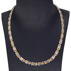 EnerMagiX Gradient Necklace clasp close-up shows secure and comfortable wear