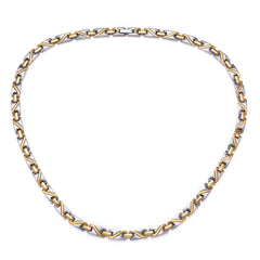 EnerMagiX Titanium Gradient Necklace full view highlights hypoallergenic metal