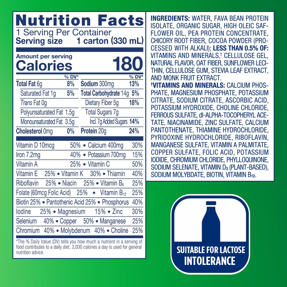 Ensure plant-based protein shake chocolate 11oz bottle provides a delicious post-workout option.