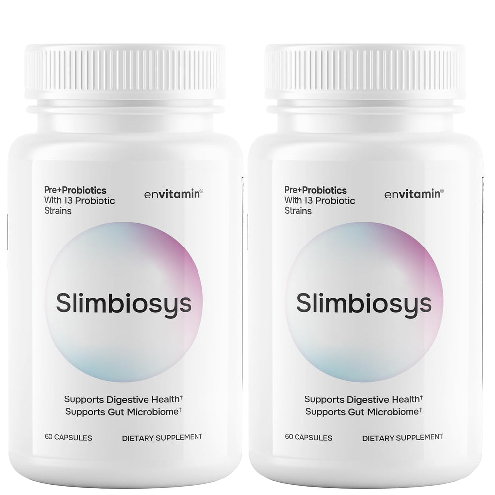 Envitamin Slimbiosys bottle front view for daily probiotic balance