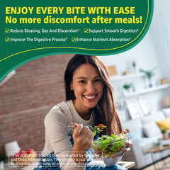 EnvyCure ingredients label close-up shows multi-enzyme formula
