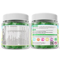 Prebiotic fibers in EnvyCure gummies supporting gut health for kids.