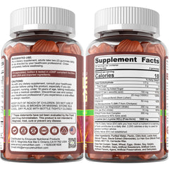 EnvyCure L-Lysine Gummies GMP facility badge