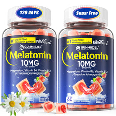 EnvyCure Melatonin Gummies bottle ready for a calming nightly routine.