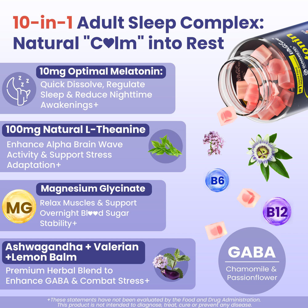 EnvyCure Melatonin Gummies on a nightstand supporting restful evenings.