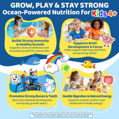 EnvyCure Sea Moss Elderberry Gummies label and nutrition highlights