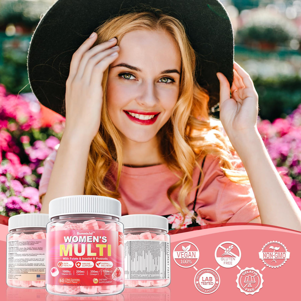 Gummies in a hand gesture suggest simple daily bite-size dose.