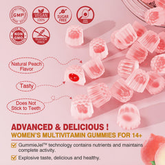 EnvyCure Sugar-Free gummies nutrition panel with vitamins and minerals