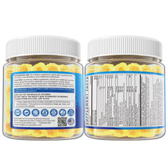 EnvyCure omega-3 gummies packaging highlights eco-friendly algae source and long shelf life