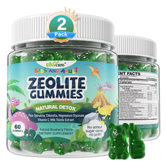 EnvyCure Zeolite Detox Gummies bottle, a family-friendly daily wellness option.