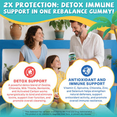 EnvyCure Zeolite Detox Gummies Milk Thistle, for gentle liver-friendly wellness routines.