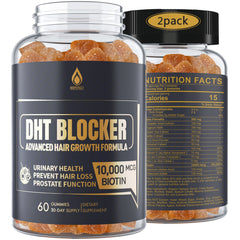 EnvyDeal DHT Blocker bottle pour visual, supports a simple daily hair care routine.