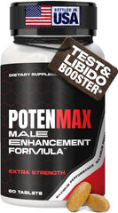 Enyvia Libido Booster for Men bottle closeup supports daily vitality and stamina.