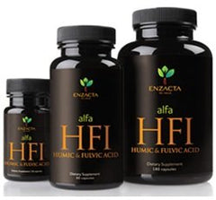 Enzacta Alfa HFI capsules close-up showing easy-to-swallow form