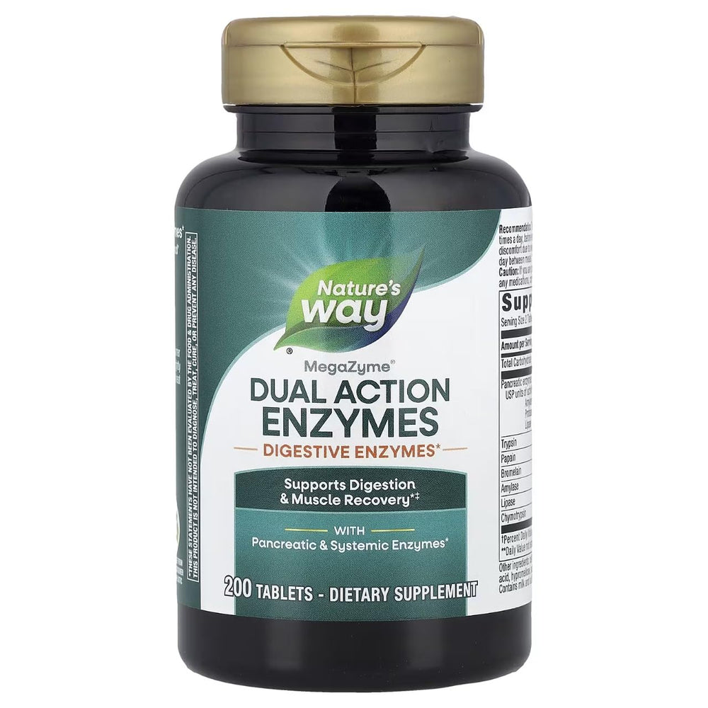 Enzymatic Therapy Mega-zyme bottle in a two-pack bundle for daily enzyme support