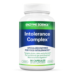 Enzyme Science Intolerance Complex bottle front view showing broad digestive support.