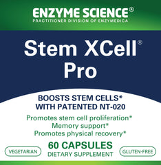 Stem XCell Pro capsules close-up highlighting cellular health potential