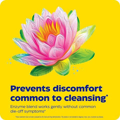 Enzymedica Candidase dosage guide image with clear take-before-meal notes