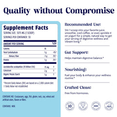 Enzymedica Colostrum Bottle on counter ready for daily use.