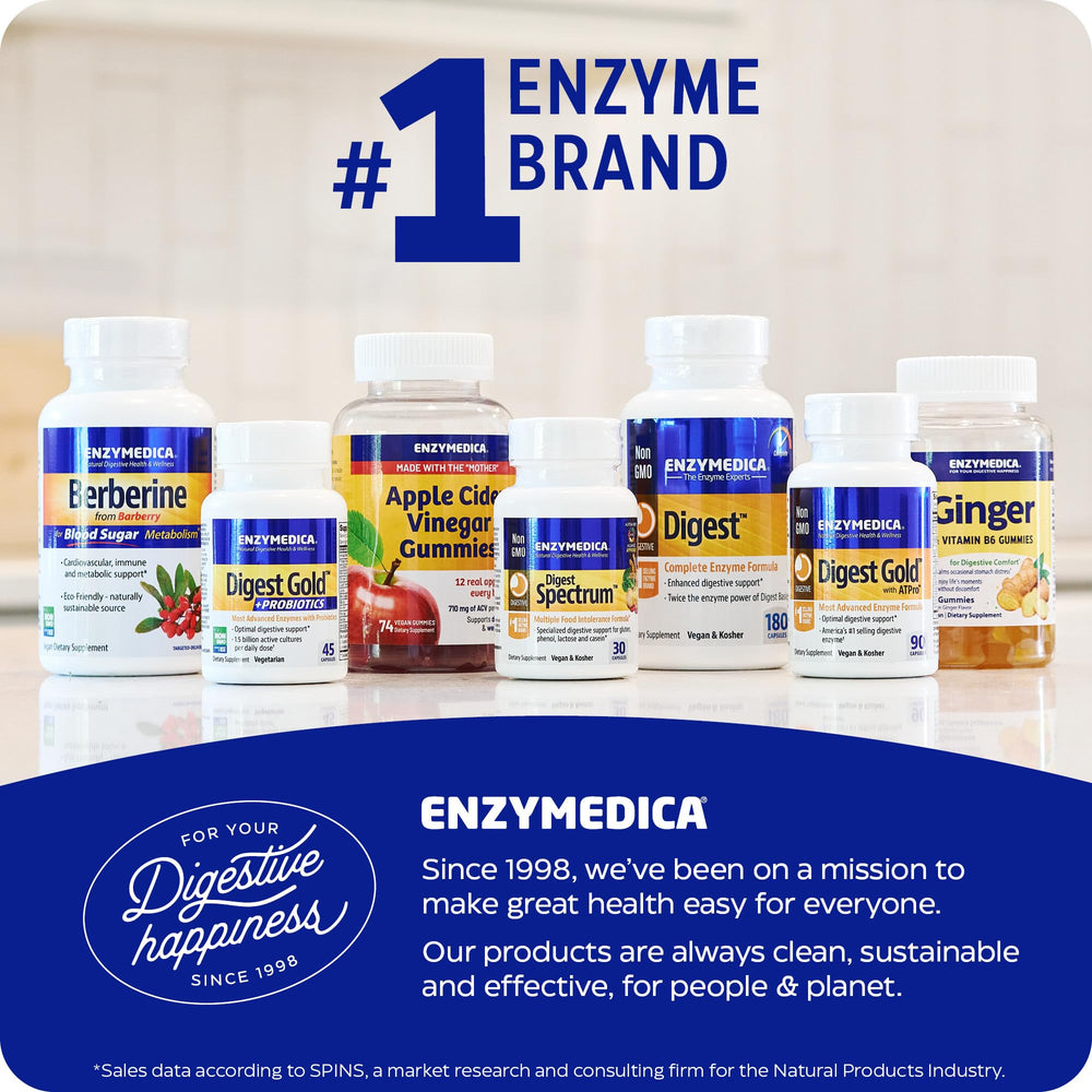 Enzymedica Digest Complete digestive enzyme blend supports post meal comfort