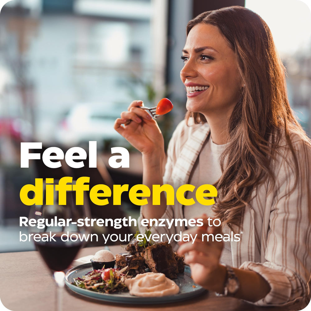 Enzymedica Digestive Enzymes bottle with Thera-blend for gradual digestion support.