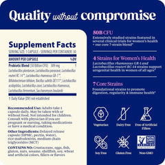 Enzymedica SubCulture Women packaging notes gluten-free and dairy-free formula.