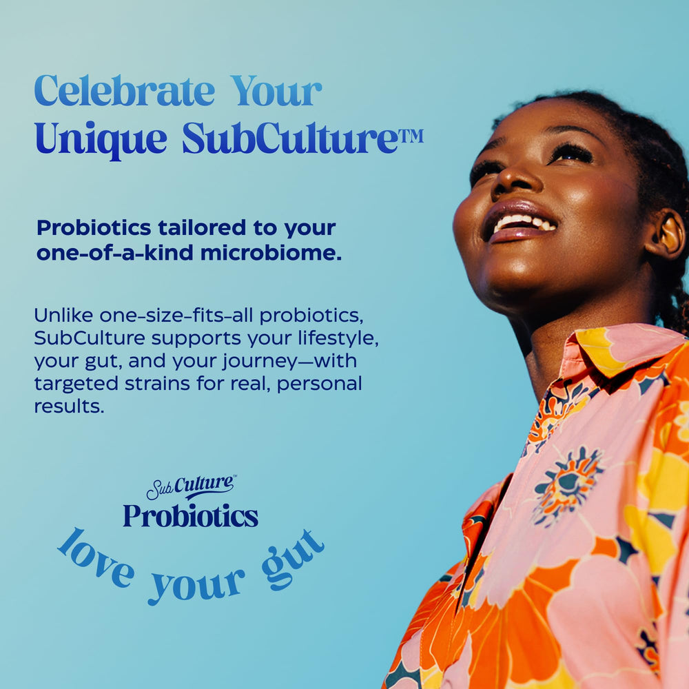 Enzymedica SubCulture Women supports vaginal health with RC-14 and Saccharomyces boulardii.