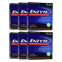 Enzyte bottle and capsules ready for daily stamina support.