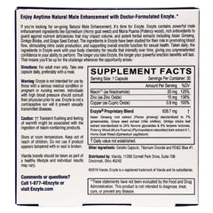 Enzyte label-front showing trusted, doctor-formulated natural ingredients.