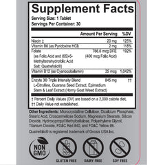 Epimedium Horny Goat Weed in Enzyte3 supports vascular function.