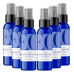 EO French Lavender hand sanitizer bottle 2oz for on-the-go use
