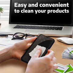 EOTW microfiber cloth included for gentle finishing after wiping.