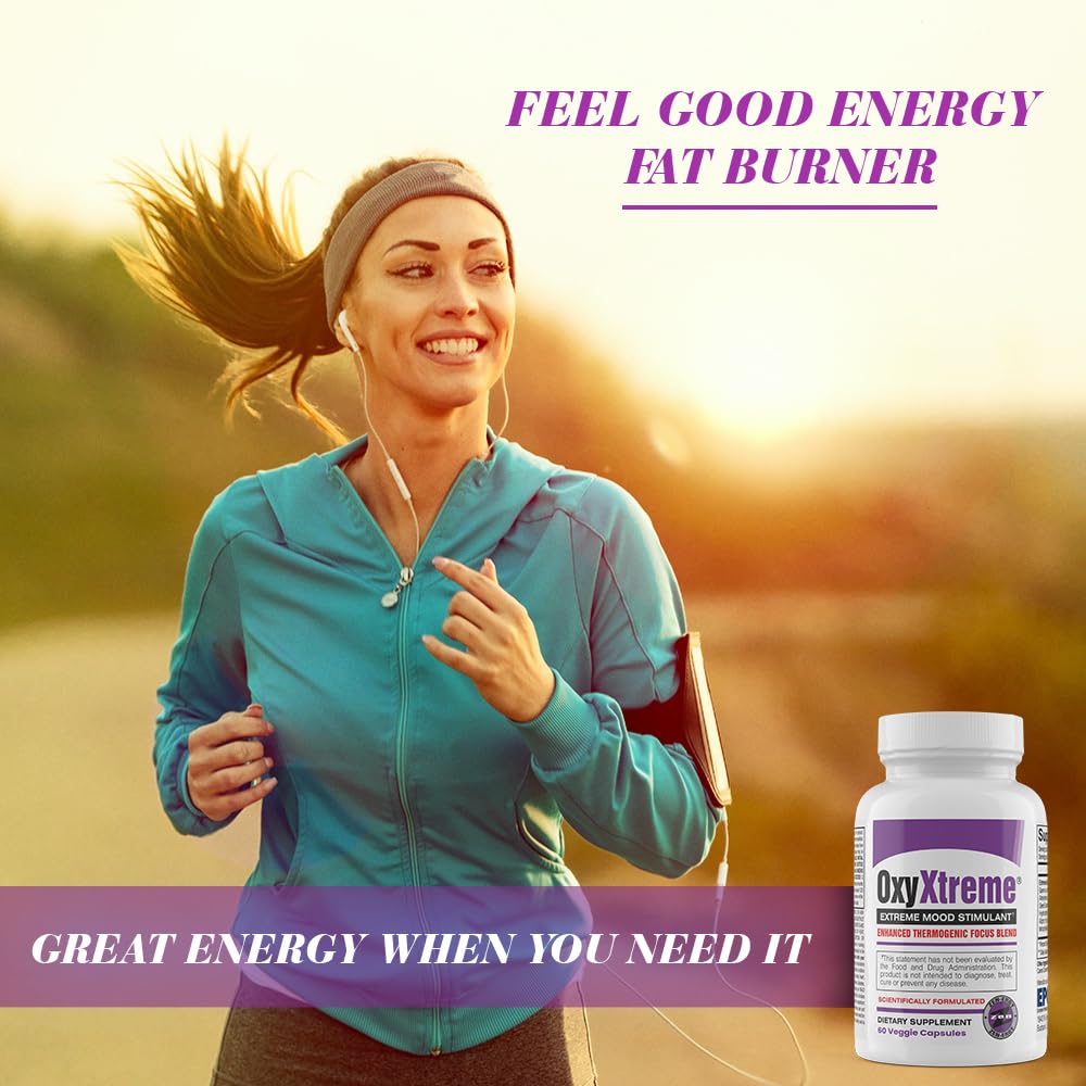 EPG Oxy Xtreme ingredients label highlights caffeine and theobromine for clean energy
