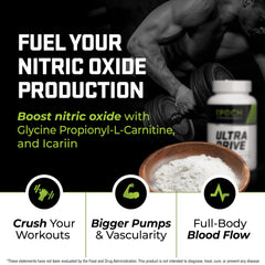 Epoch Nutrition Ultra Drive packaging display in-store