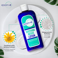 Feet massage with Epsom-It for feet
