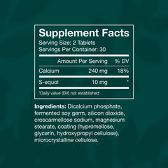 Equelle symptom-support scene hints hot flashes and sleep improvement possibilities.