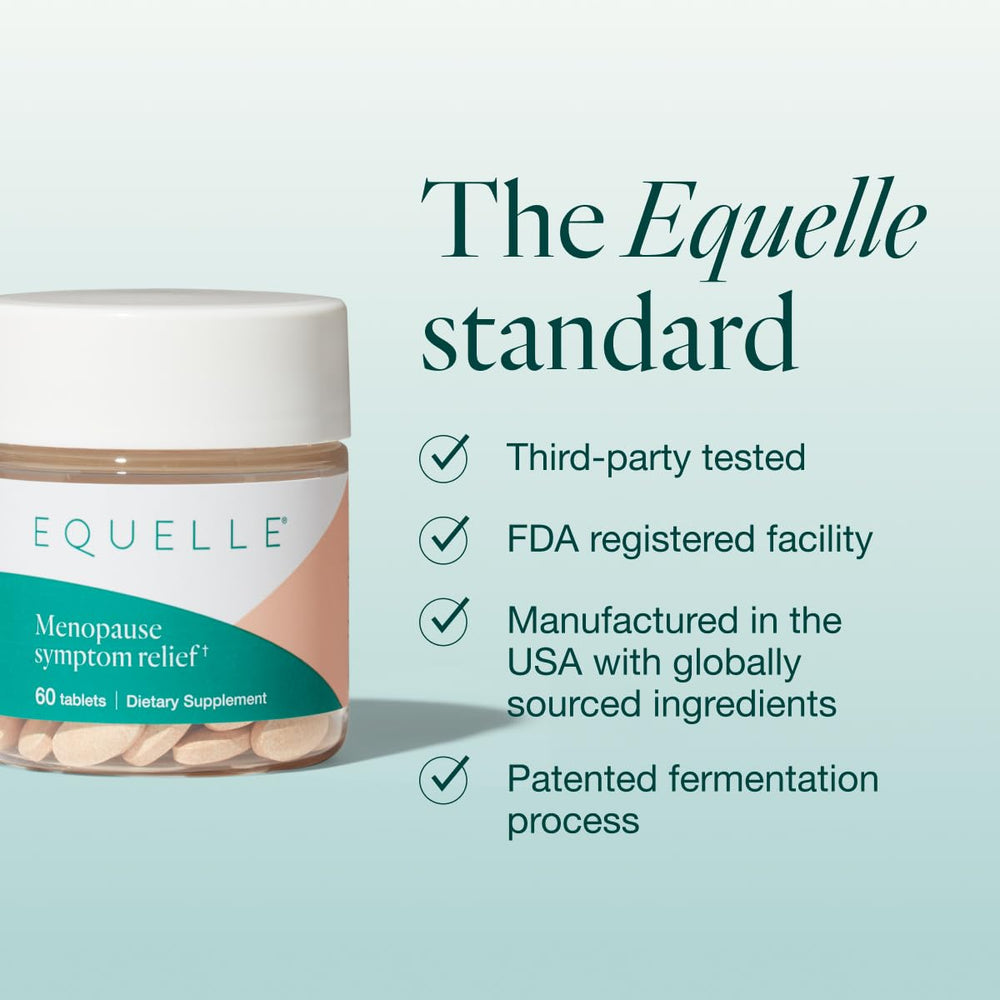 Equelle tablets on nightstand ready for a simple morning routine.