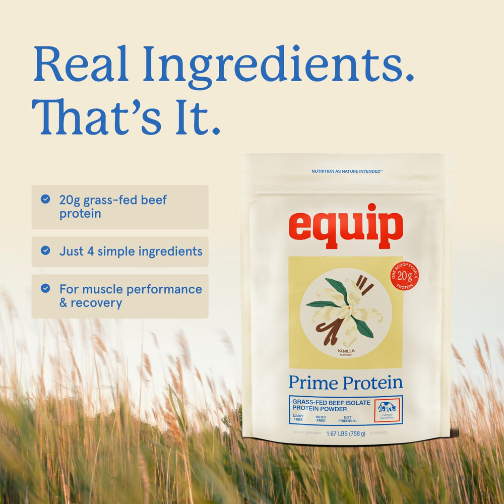 Equip Prime Protein dessert idea shows tasty protein-rich treat.
