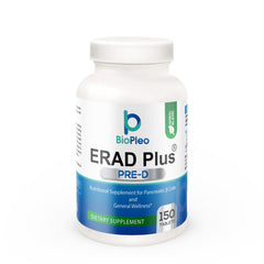 ERAD Plus Pre-D bottle label showcases metabolism-focused herbal blend.