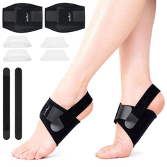 ERGOfoot arch support brace close-up highlighting cushioned pads for daily comfort