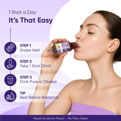 ERIC FAVRE Pure Collagen+ label close-up highlights premium marine peptides.